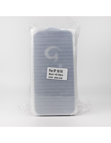 iPhone 15 / 16 - Blue line - 40-pack Full Display Protection