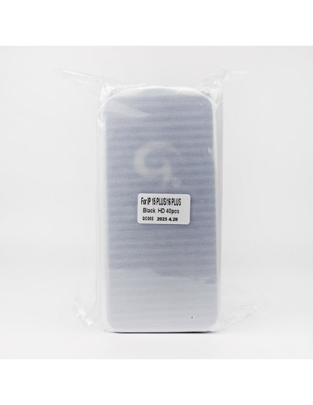 iPhone 15 Plus / 16 Plus - Blue line - 40-pack Full Display Protection