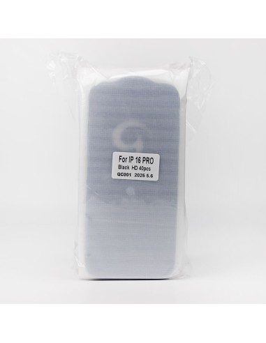 iPhone 16 Pro / 17 - Blue line - 40-pack Full Display Protection