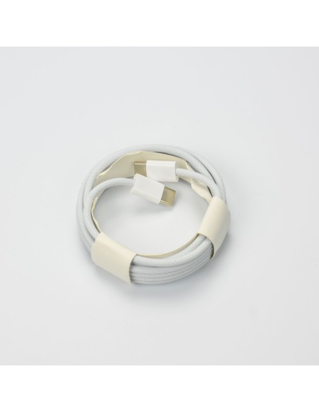 Packed iPhone 15 Nylon USB-C to USB-C Cable - 2 Meter - OEM Quality