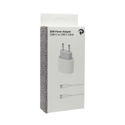 Bundle 20W Power Adapter + 1 Meter USB-C to USB-C