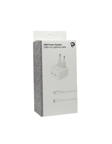 Bundle 35W Power Adapter + 1 Meter USB-C to Lightning (1 pcs)