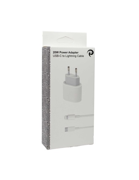 Bundle 20W Power Adapter + 2 Meter USB-C to Lightning