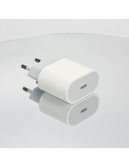 50-Pack BULK - 20W Power Adapter for iPhone - USB-C - White