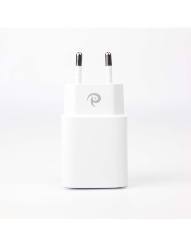 20w Power Adapter for iPhone - USB-C + USB-A - White - EU (OEM) - BULK 20w Power Adapter for iPhone - USB-C + USB-A - White - EU (OEM) - BULK