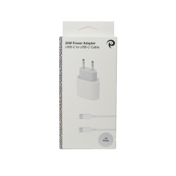 Bundle 20W Power Adapter + 1 Meter Nylon USB-C to USB-C