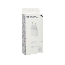 Bundle 20W Power Adapter + 1 Meter Nylon USB-C to USB-C 2