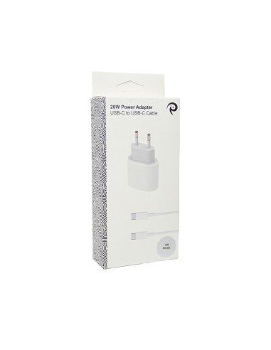 Bundle 20W Power Adapter + 1 Meter Nylon USB-C to USB-C Bundle 20W Power Adapter + 1 Meter Nylon USB-C to USB-C