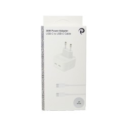 Bundle 35W Power Adapter + 2 Meter Nylon USB-C to USB-C