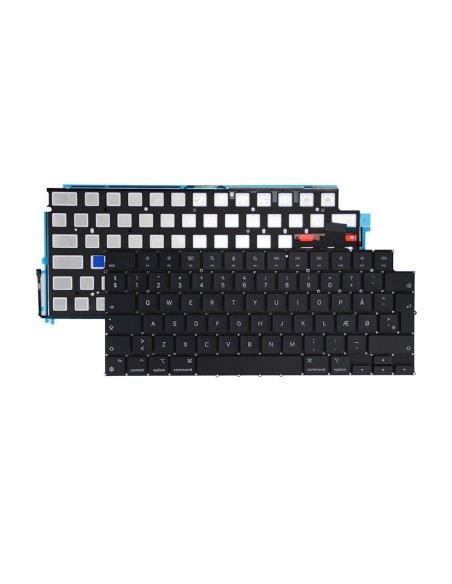 Macbook A3113 Keyboard DK - Black - Pulled Original Quality Macbook A3113 Keyboard DK - Black - Pulled Original Quality