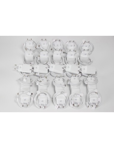 25 x 20W Chargers USB-C & A + 1m Nylon USB-C - USB-C Cable - BULK 25 x 20W Chargers USB-C & A + 1m Nylon USB-C - USB-C Cable - BULK