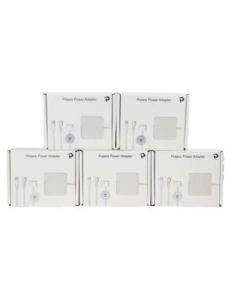 5-Pack Bundle - 45W Power Adapter - Compatible with MagSafe 2 - OEM Quality