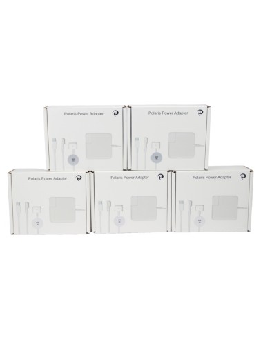 5-Pack Bundle - 60W Power Adapter - Compatible with MagSafe 2 - OEM Qualilty