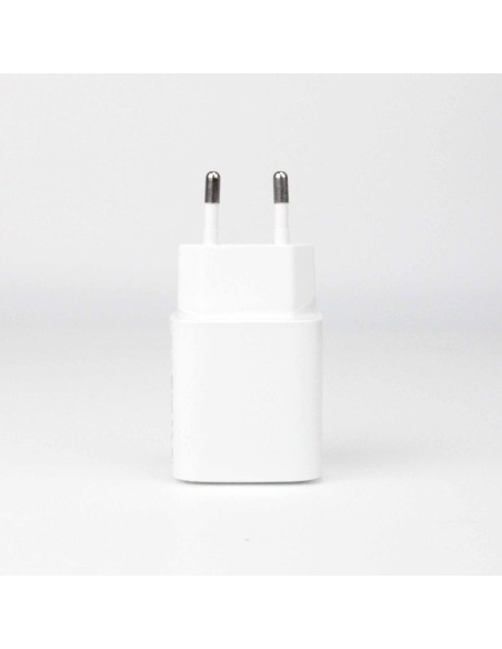 30w Power Adapter for iPhone - USB-C + USB-A - White - EU (OEM) - BULK
