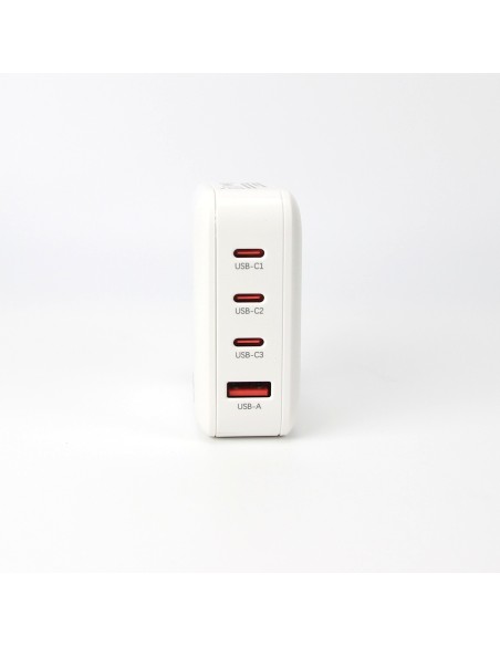 100w Power Adapter for iPhone - 3 x USB-C + 1 x USB-A - White - EU (OEM) - BULK