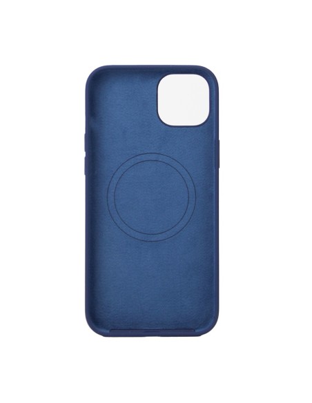 iPhone 15 Plus Magsafe Silicon Case Dark Blue
