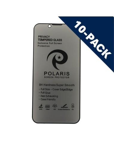 iPhone 13 Pro Max/14 Plus - 10-pack Privacy Full Screen Protection