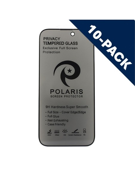 iPhone 14 Pro - 10-pack Privacy Full Screen Protection