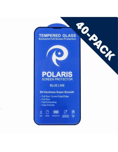 iPhone 12/12 Pro - Blue line - 40-pack Full Display Protection