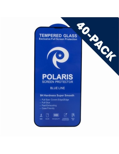 iPhone 13 Pro Max/14 Plus - Blue line - 40-pack Full Display Protection