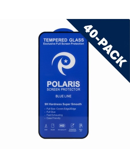 iPhone 15 Pro Max - Blue line - 40-pack Full Display Protection