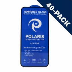 iPhone 15 Plus / 16 Plus - Blue line - 40-pack Full Display Protection