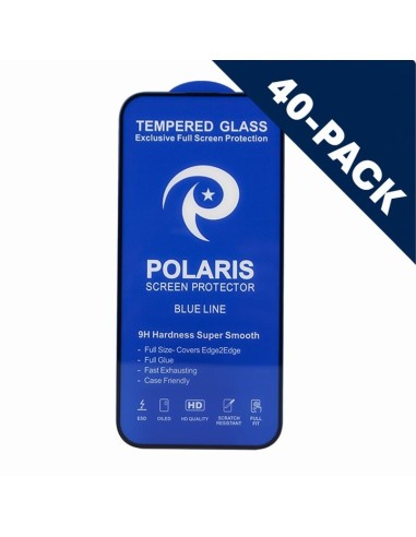 iPhone 16 Pro Max - Blue line - 40-pack Full Display Protection