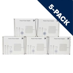 5-Pack Bundle - 45W Power Adapter - Compatible with MagSafe 2 - OEM Quality