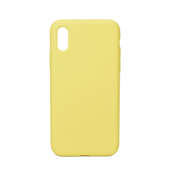 iPhone X / XS Silicon Case Yellow
