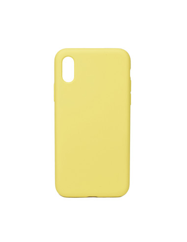 iPhone X / XS Silicon Case Yellow