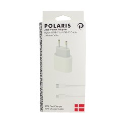 Bundle 20W Power Adapter + 2m Nylon USB-C to USB-C - OEM Quality