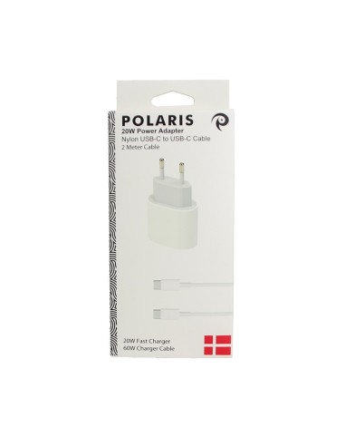 Bundle 20W Power Adapter + 2m Nylon USB-C to USB-C - OEM Quality