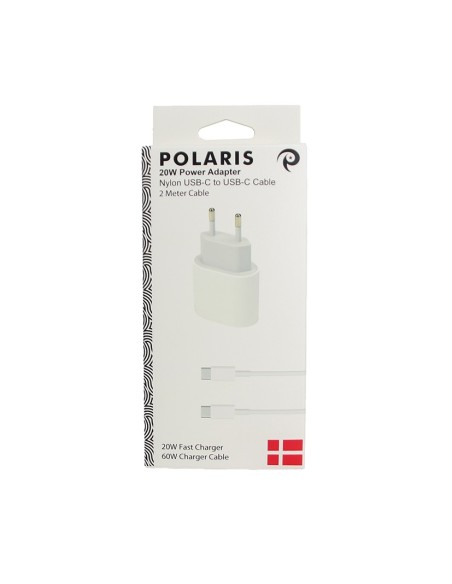 Bundle 20W Power Adapter + 2m Nylon USB-C to USB-C - OEM Quality