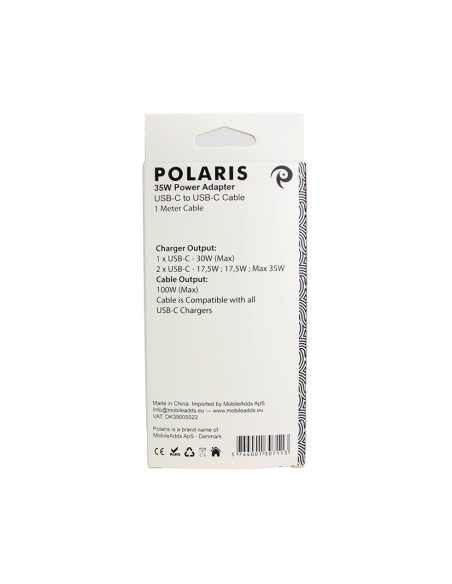 Bundle 35W Power Adapter + 1m USB-C to USB-C (1 pcs) - OEM Quality