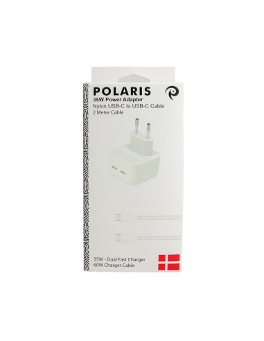 Bundle 35W Power Adapter + 2m Nylon USB-C to USB-C - OEM Quality