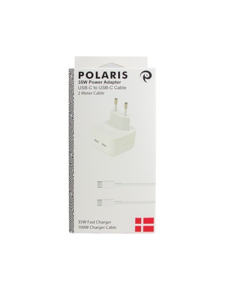 Bundle 35W Power Adapter + 2m USB-C to USB-C (1 pcs) - OEM Quality