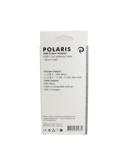 Bundle 35W Power Adapter + 1m USB-C to Lightning (1 pcs) - OEM Quality