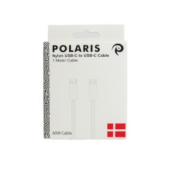 Packed iPhone Nylon USB-C to USB-C Cable - 1m - OEM Quality