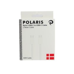 Packed iPhone Nylon USB-C to USB-C Cable - 2m - OEM Quality