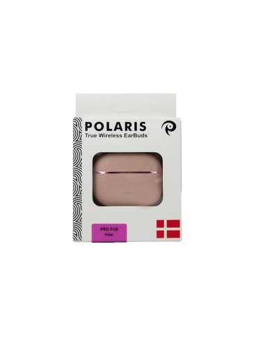 Premium P18 Leather Case EarBuds - Pink - by Polaris (5-pack)