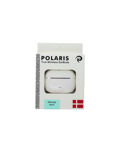 Premium P18 Leather Case EarBuds - White - by Polaris (5-pack)