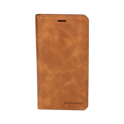iPhone X / XS Wallet Case Brown 2