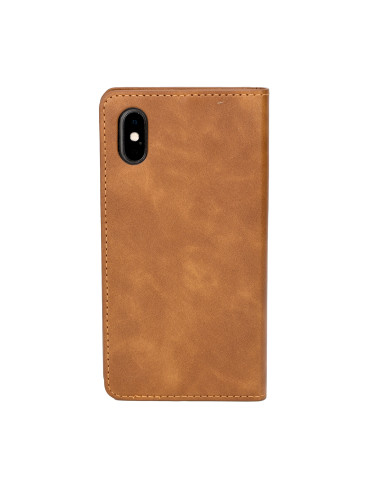 iPhone X / XS Wallet Case Brown