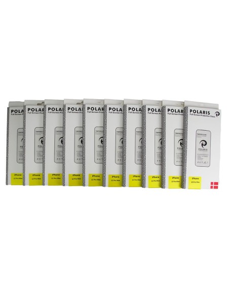 10-Pack iPhone 12 Pro Max - Full Screen Protection by Polaris