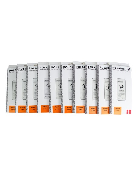 10-Pack iPhone 13 Mini - Full Screen Protection by Polaris