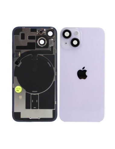 iPhone 14 Back Glass w/Parts - Purple - Pulled Grade A