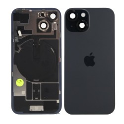 iPhone 15 Back Glass w/Parts - Black - Pulled Grade A