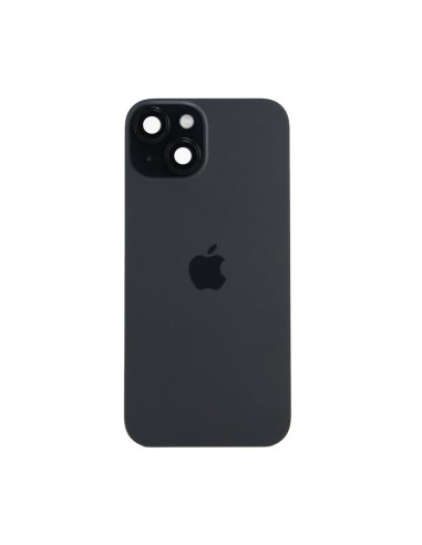 iPhone 15 Back Glass w/Parts - Black - Pulled Grade A