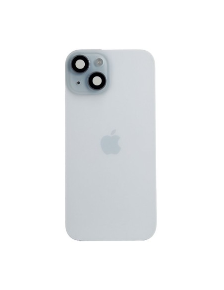 iPhone 15 Back Glass w/Parts - Blue - Pulled Grade A