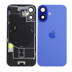 iPhone 16 Back Glass w/Parts - Ultramarine - Pulled Grade A